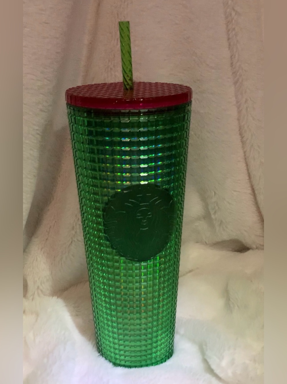 Authentic Starbucks Spring 2023 Early Release "Watermelon Grid" Venti